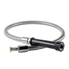 44" Stainless Steel Low Lead Flex Hose and Grip for Pre Rinse Faucets - B00KECDTJI
